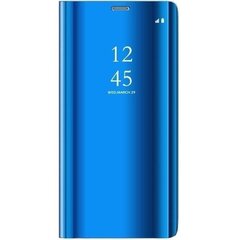 Telefono dėklas Hallo Clear View Cover Case, skirtas Xiaomi Redmi 8A, mėlynas kaina ir informacija | Telefono dėklai | pigu.lt
