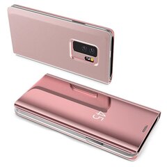 Telefono dėklas Hallo Clear View Cover Case, skirtas Xiaomi Redmi 8A, rožinis kaina ir informacija | Telefono dėklai | pigu.lt
