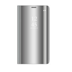 Telefono dėklas Hallo Clear View Cover Case, skirtas Xiaomi Redmi 8, sidabrinis kaina ir informacija | Telefono dėklai | pigu.lt