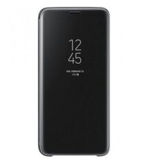 Telefono dėklas Hallo Clear View Book Case, skirtas Samsung N970 Galaxy Note 10, juodas kaina ir informacija | Telefono dėklai | pigu.lt