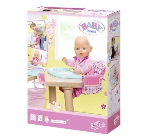 „Baby Born“ kėdė prie stalo / 825235-116718 цена и информация | Žaislai mergaitėms | pigu.lt