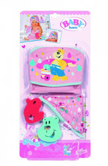 Vonios rankšluostis lėlėms „Baby Born“ su gobtuvu / 827444-116719, 3 m.+ kaina ir informacija | Žaislai mergaitėms | pigu.lt