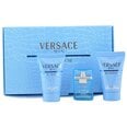 Rinkinys Versace Man Eau Fraiche: EDT vyrams 5 ml + dušo gelis 25 ml + balzamas po skutimosi 25 ml