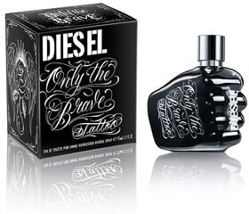 Мужская парфюмерия Only The Brave Tattoo Diesel EDT: Емкость - 75 ml цена и информация | Мужские духи | pigu.lt