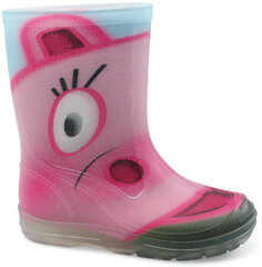 Guminiai botai hippo, rožiniai kaina ir informacija | Guminiai batai vaikams | pigu.lt
