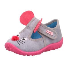 Туфли Superfit, серые цена и информация | Детские тапочки, домашняя обувь | pigu.lt