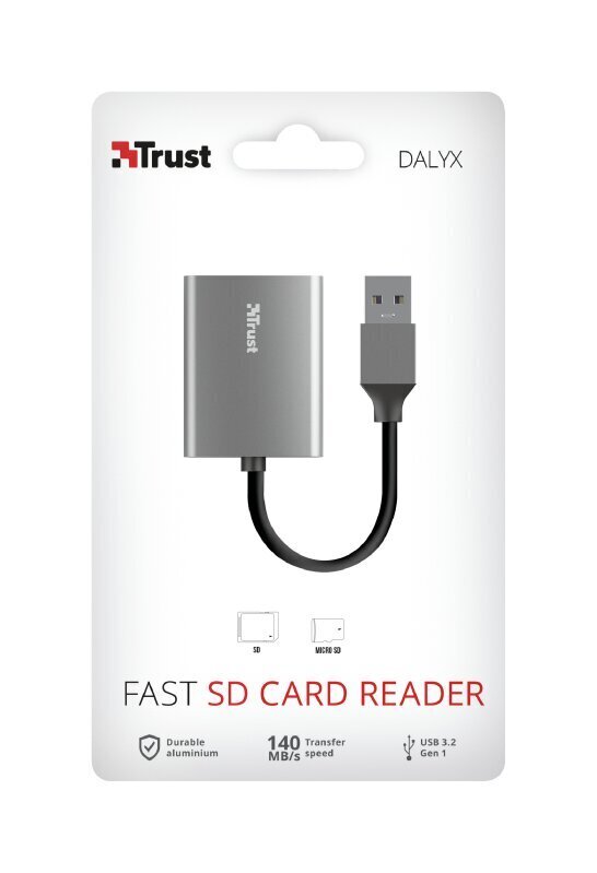 MEMORY READER FLASH USB3.2/24135 TRUST цена и информация | Adapteriai, USB šakotuvai | pigu.lt