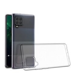 Ultra Clear 0.5mm Case Gel TPU Cover, skirtas Samsung Galaxy A12 / Galaxy M12, skaidrus kaina ir informacija | Telefonų dėklai | pigu.lt