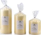 Žvakė Classic Candles Cream, 18 cm