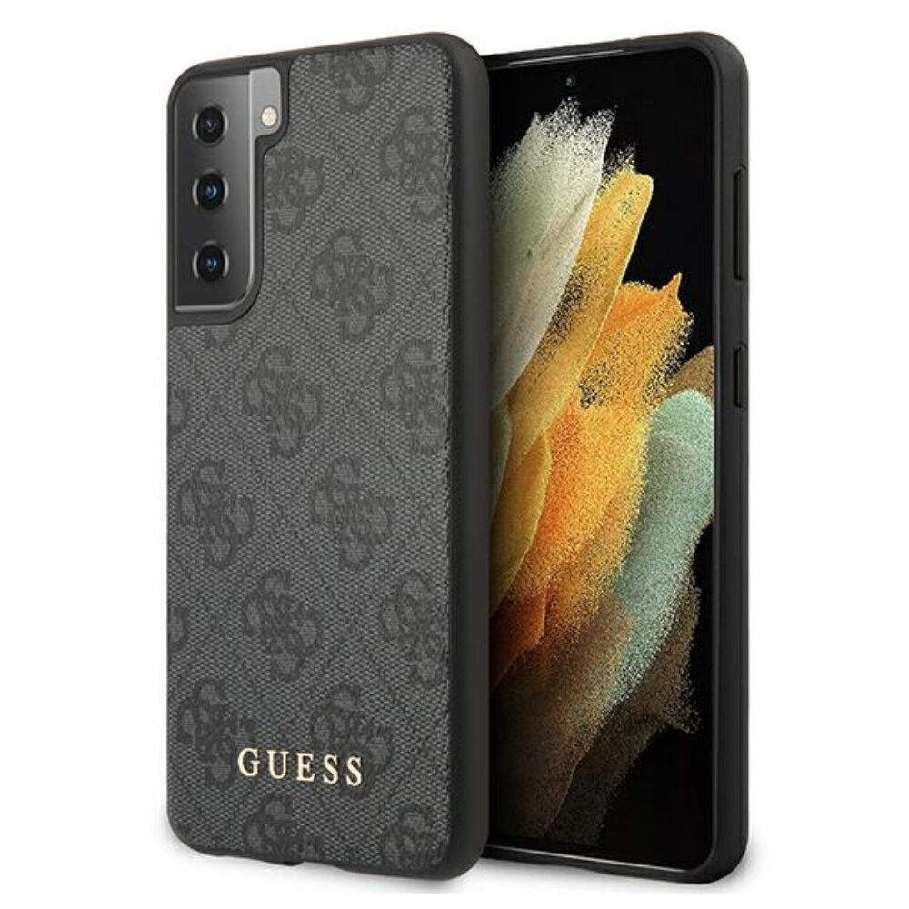 Dėklas telefonui Guess Hard Case 4G PUGUHCS21SG4GFGR skirtas Samsung S21,  pilkas, Galaxy S21, Pilka kaina | pigu.lt