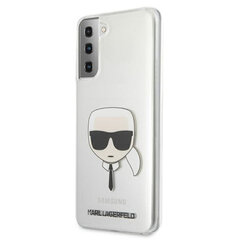 Karl Lagerfeld, skirtas Samsung S21 Ultra KLHCS21LKTR, skaidrus kaina ir informacija | Telefono dėklai | pigu.lt