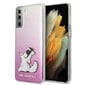 Dėklas Karl Lagerfeld skirtas Samsung S21 Ultra, rožinė kaina ir informacija | Telefono dėklai | pigu.lt