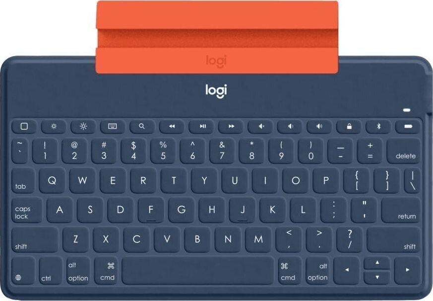 Belaidė klaviatūra Logitech Keys-To-Go, mėlyna kaina ir informacija | Klaviatūros | pigu.lt