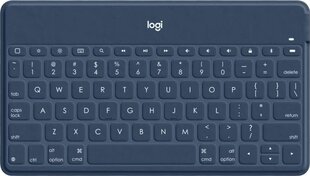 Belaidė klaviatūra Logitech Keys-To-Go, mėlyna kaina ir informacija | Klaviatūros | pigu.lt