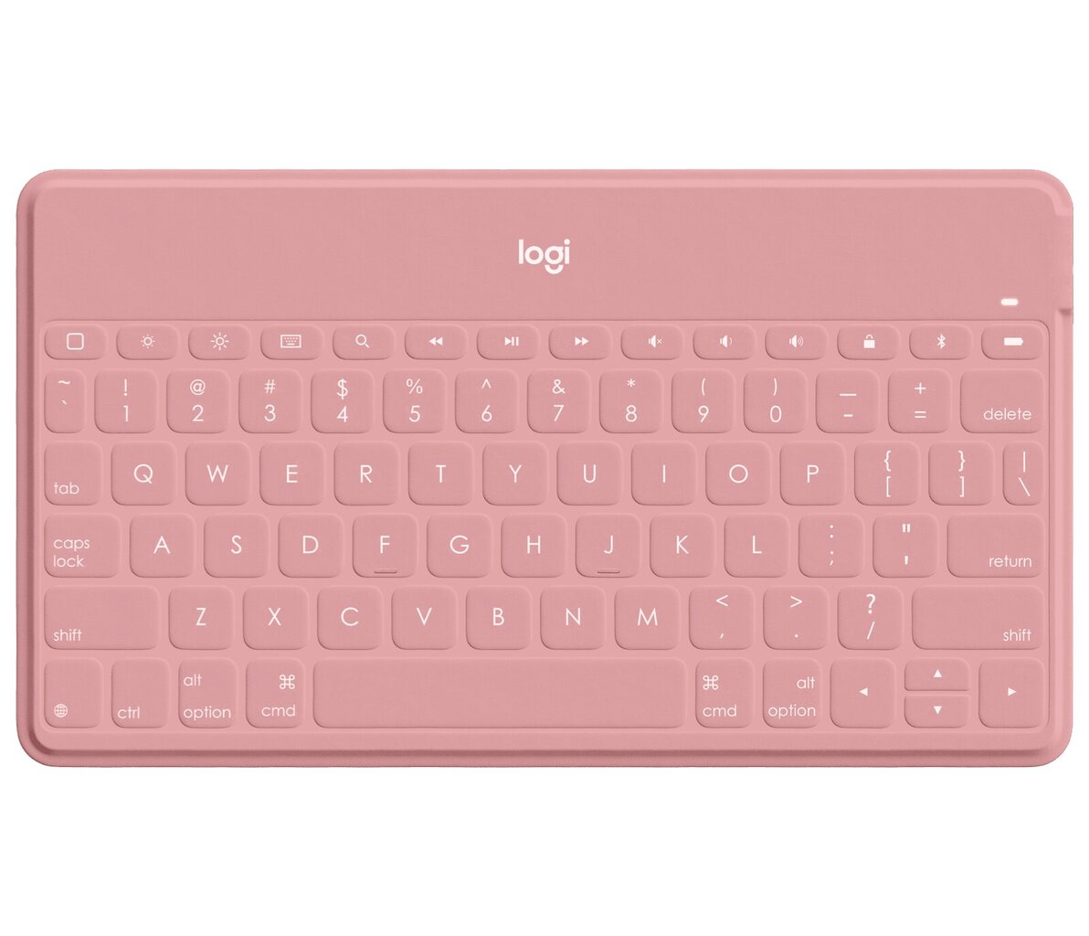 Belaidė klaviatūra Logitech Keys-To-Go, rožinė kaina ir informacija | Klaviatūros | pigu.lt