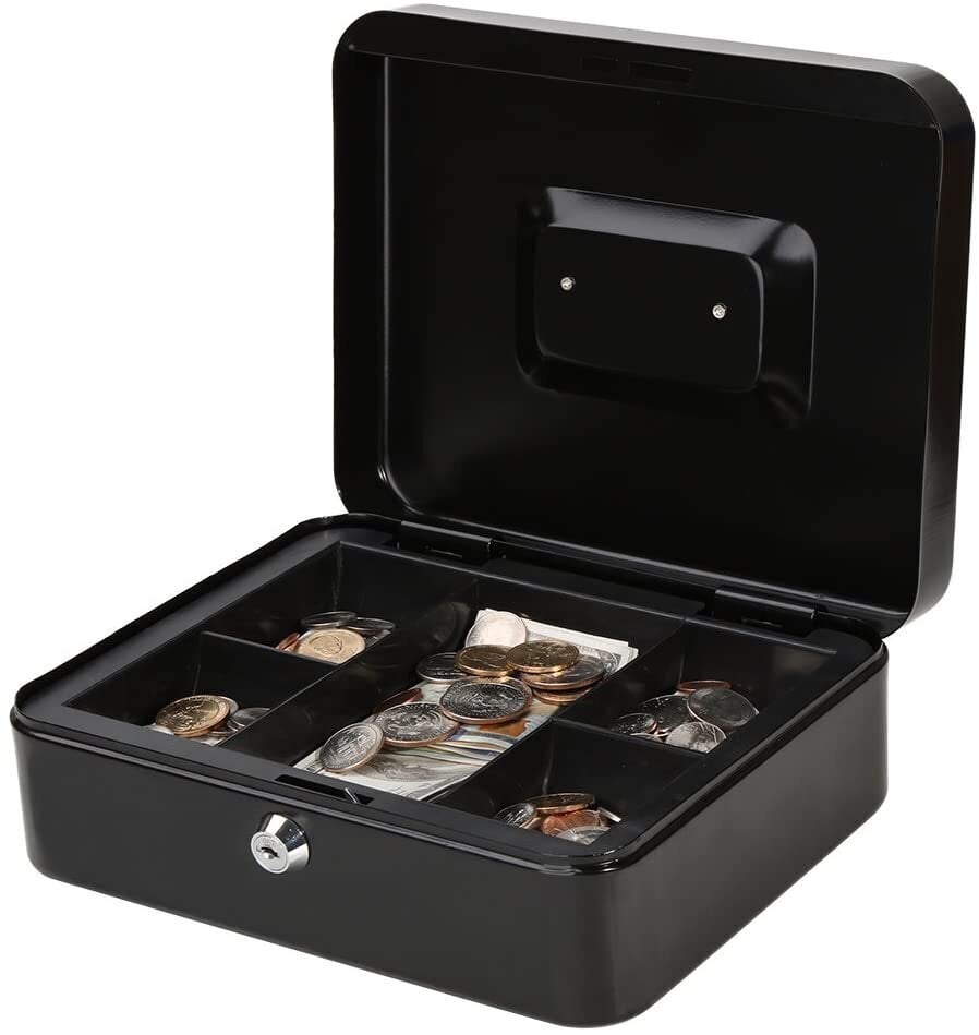Metalinė dėžutė pinigams, 300x240x90 mm kaina ir informacija | Seifai | pigu.lt