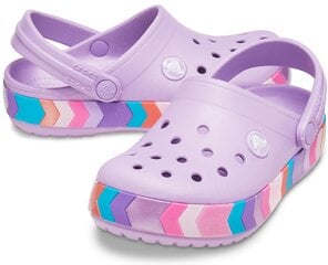 Crocs™ Crocband Chevron Beaded Clog цена и информация | Детские тапочки, домашняя обувь | pigu.lt