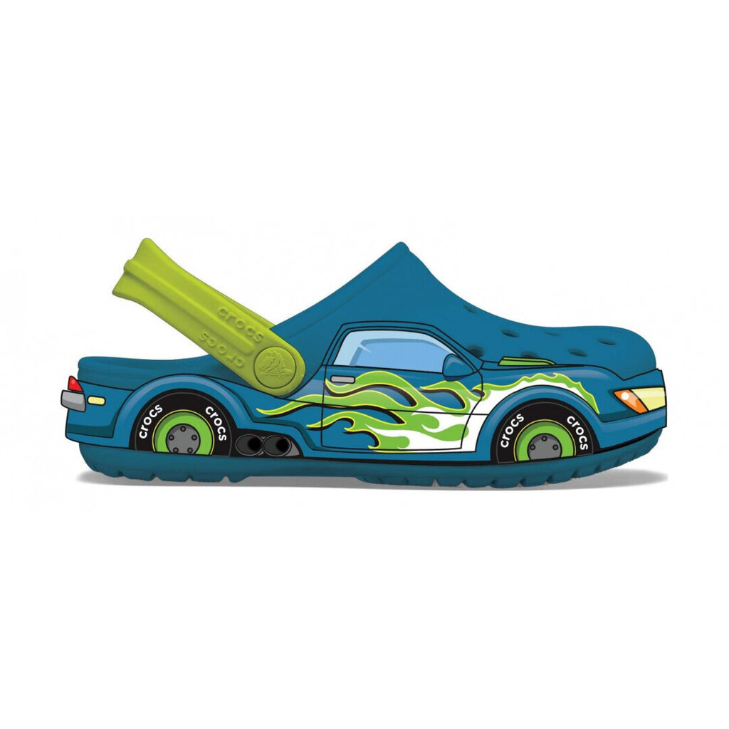 Crocs™ šlepetės vaikams Fun Lab Truck Band Clog, mėlynos kaina ir informacija | Guminės klumpės vaikams | pigu.lt