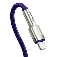 Baseus Cafule Series Metal Data USB Type C - Lightning Cable Power Delivery 20 W 1 m violet (CATLJK-A05) цена и информация | Кабели для телефонов | pigu.lt