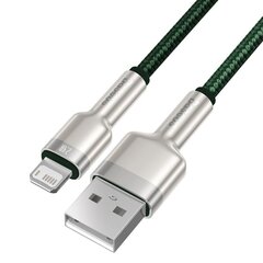 Kabelis Baseus Cafule Series USB Į IP 2.4A 2m, žalias kaina ir informacija | Laidai telefonams | pigu.lt