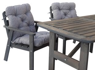 Комплект подушек для садовых стульев Атланта, 2шт., цвет серый цена и информация | Подушки, наволочки, чехлы | pigu.lt