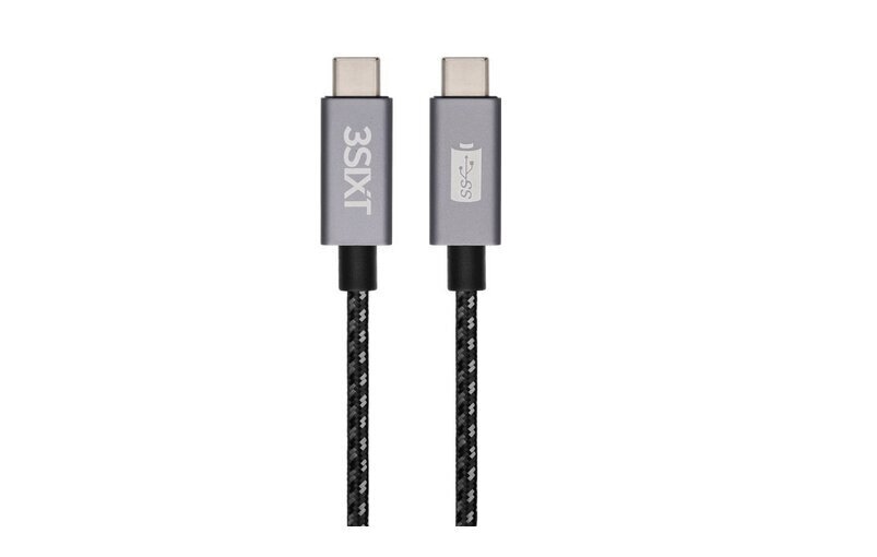 Maitinimo kabelis 3SIXT USB-C, 1m kaina ir informacija | Laidai telefonams | pigu.lt