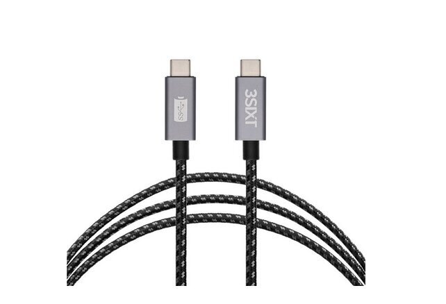 Maitinimo kabelis 3SIXT USB-C, 1m цена и информация | Laidai telefonams | pigu.lt