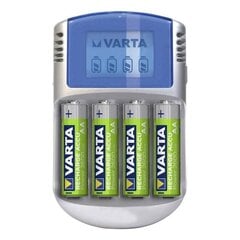 Įkroviklis LCD su 4 AA 2600 mAh akumuliatoriais Varta 57070 kaina ir informacija | varta Santechnika, remontas, šildymas | pigu.lt