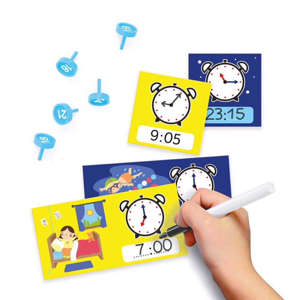 Lavinamasis laikrodis Quercetti Play Montessori Primo Clock kaina ir informacija | Lavinamieji žaislai | pigu.lt