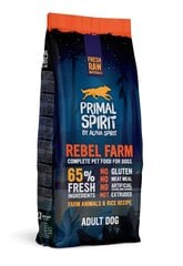 Primal Spirit влажный корм для взрослых собак Rebel Farm 12кг цена и информация | Сухой корм для собак | pigu.lt