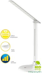 Светодиодная настольная лампа с сенсорным управлением и функцией регулировки яркости цена и информация | Настольные светильники | pigu.lt
