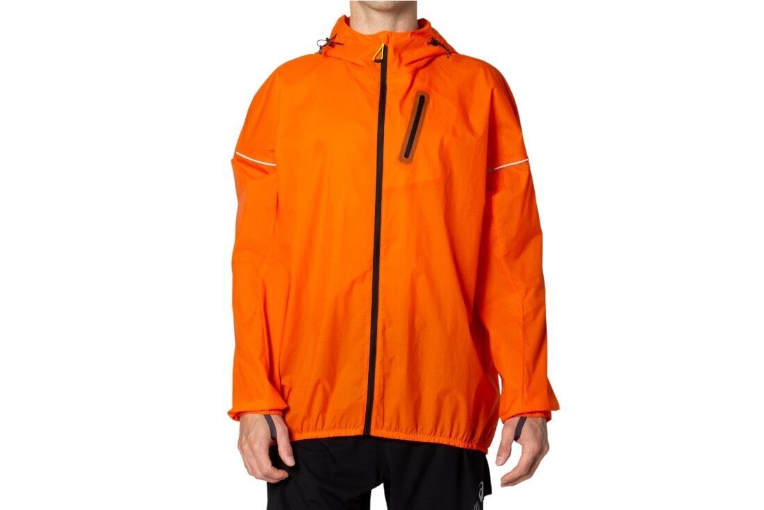 Striukė vyrams Asics FujiTrail Jacket M 2011B896 800, oranžinė kaina ir informacija | Vyriškos striukės | pigu.lt