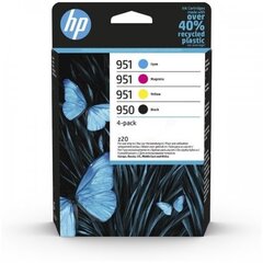 HP No.950 + 951 (6ZC65AE), juoda, žydra, purpurinė, geltona kasetė, rašaliniams spausdintuvams kaina ir informacija | Kasetės rašaliniams spausdintuvams | pigu.lt