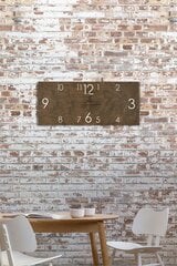 Sieninis laikrodis 26 x 60 cm kaina ir informacija | Laikrodžiai | pigu.lt