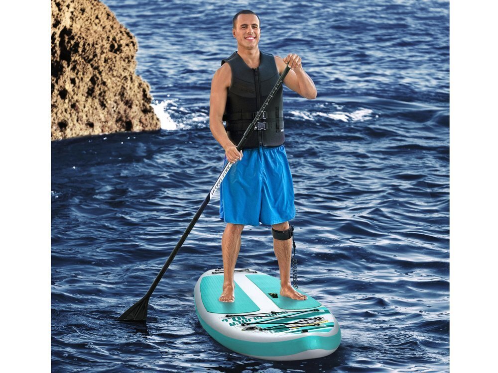 Pripučiama irklentė Bestway Stand Up Aqua Glider, 320 cm цена и информация | Pripučiamos ir paplūdimio prekės | pigu.lt