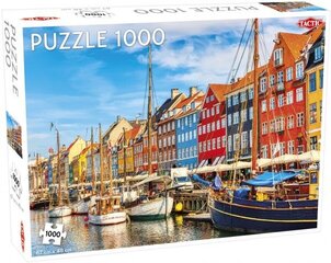 Dėlionė TacTic Nyhavn, Copenhagen, 1000 d. kaina ir informacija | Dėlionės (puzzle) | pigu.lt