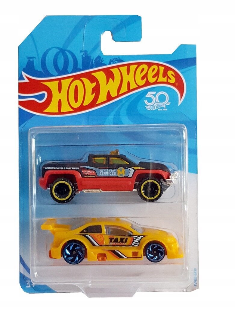 Dviejų Hot Wheels automodelių rinkinys kaina ir informacija | Žaislai berniukams | pigu.lt