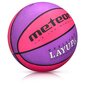 Krepšinio kamuolys Meteor Layup, 6 dydis, rožinis/violetinis kaina ir informacija | Krepšinio kamuoliai | pigu.lt