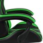 Žaidimų kėdė, juodos ir žalios spalvos kaina ir informacija | Biuro kėdės | pigu.lt
