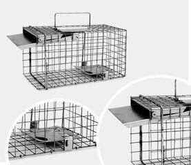 Ловушка для крыс, 35x17x20 см цена и информация | Охотничьи принадлежности | pigu.lt