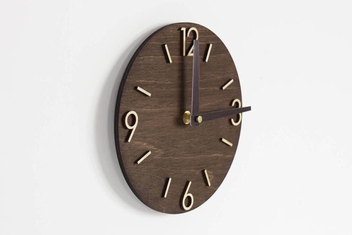 Sieninis laikrodis 20 x 20 x 0.9 cm kaina ir informacija | Laikrodžiai | pigu.lt