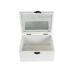 Medinė dėžutė su veidrodėliu, 9,5x16x12 cm kaina ir informacija | Interjero detalės | pigu.lt
