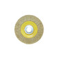 Šepetys šlifavimo diskinis žalvarinis su skyle 150 mm 1150 Crownman цена и информация | Mechaniniai įrankiai | pigu.lt