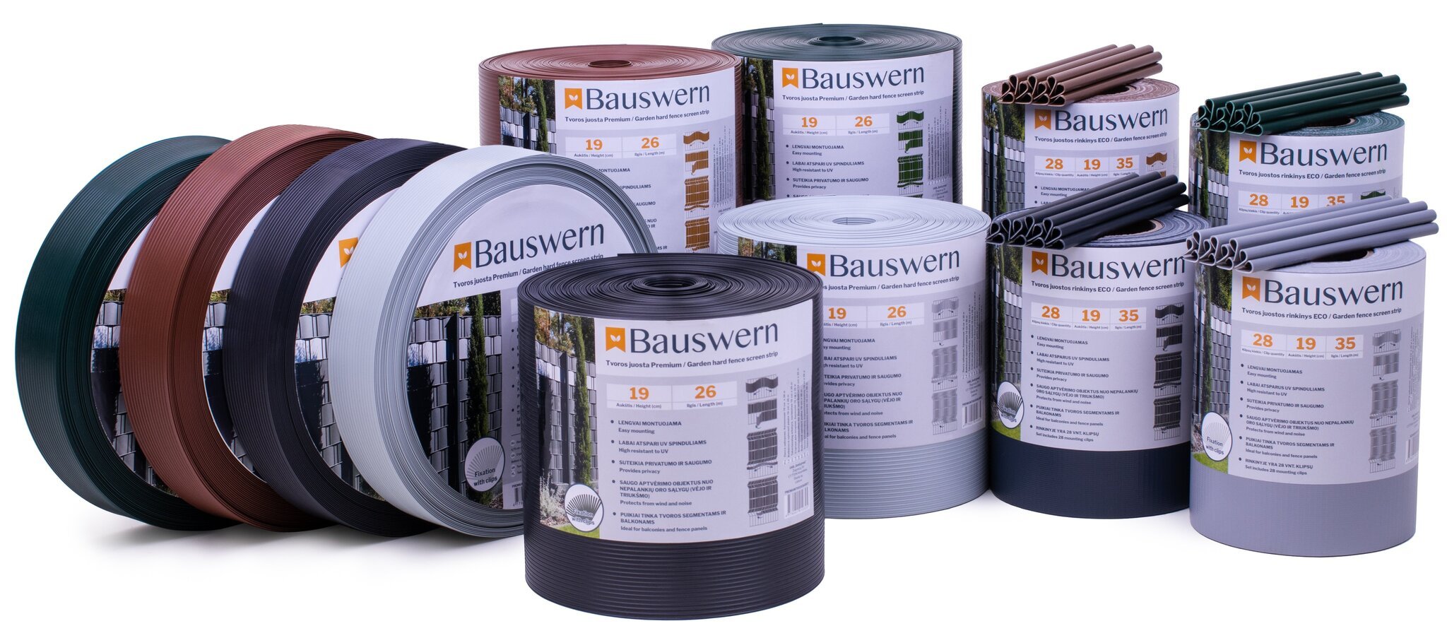 Tvoros juosta Bauswern premium, 26 x 0,19 m (700 g/m²). Ruda kaina ir informacija | Tvoros ir jų priedai | pigu.lt