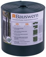 Tvoros juosta Bauswern premium, 26 x 0,19 m (700 g/m²). Žalia kaina ir informacija | Tvoros ir jų priedai | pigu.lt