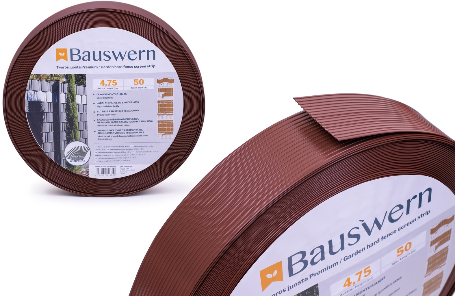 Tvoros juosta Bauswern premium, 50 x 0,0475 m (700 g/m²) Ruda kaina ir informacija | Tvoros ir jų priedai | pigu.lt
