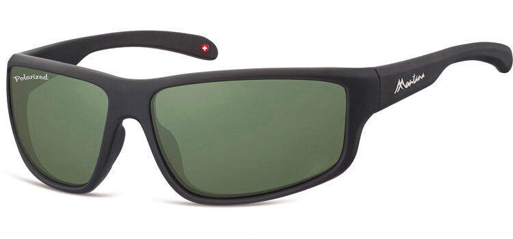 Sportiniai akiniai nuo saulės Montana Collection Polarized, juodi kaina ir informacija | Akiniai nuo saulės vyrams | pigu.lt