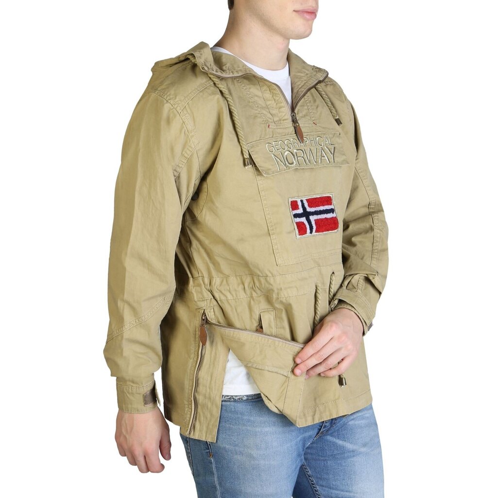 Striukė vyrams Geographical Norway - Chomer_man 43508, ruda kaina ir informacija | Vyriškos striukės | pigu.lt