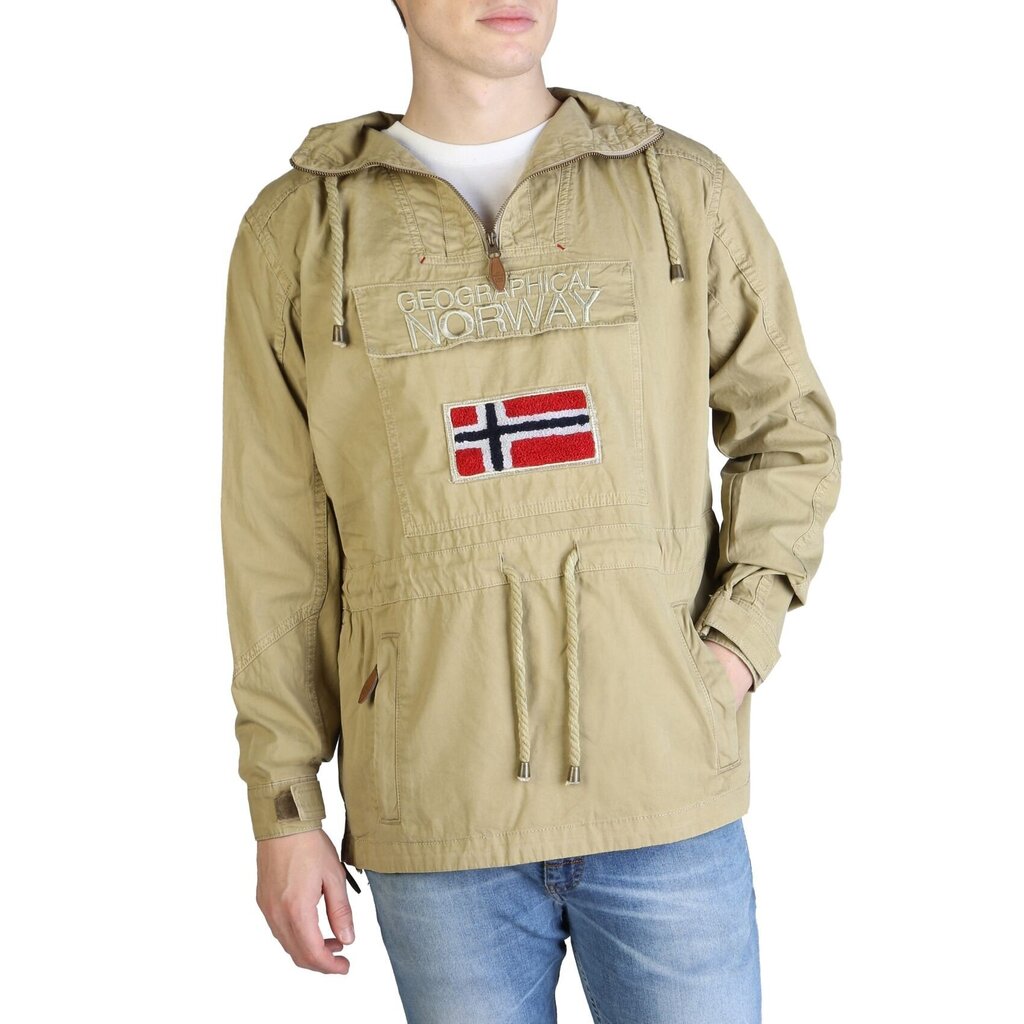 Striukė vyrams Geographical Norway - Chomer_man 43508, ruda kaina ir informacija | Vyriškos striukės | pigu.lt