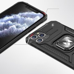 Wozinsky Ring Armor Hybrid Case skirtas iPhone 11 Pro, rožinis kaina ir informacija | Telefono dėklai | pigu.lt